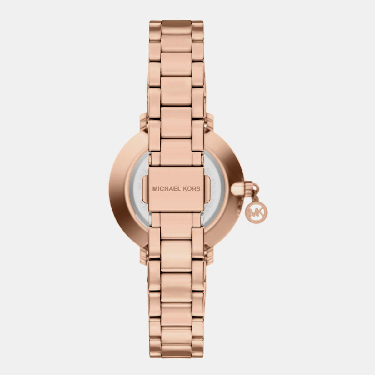 Pyper Women Quartz Pink Dial Analog Stainless Steel Watch MK7573