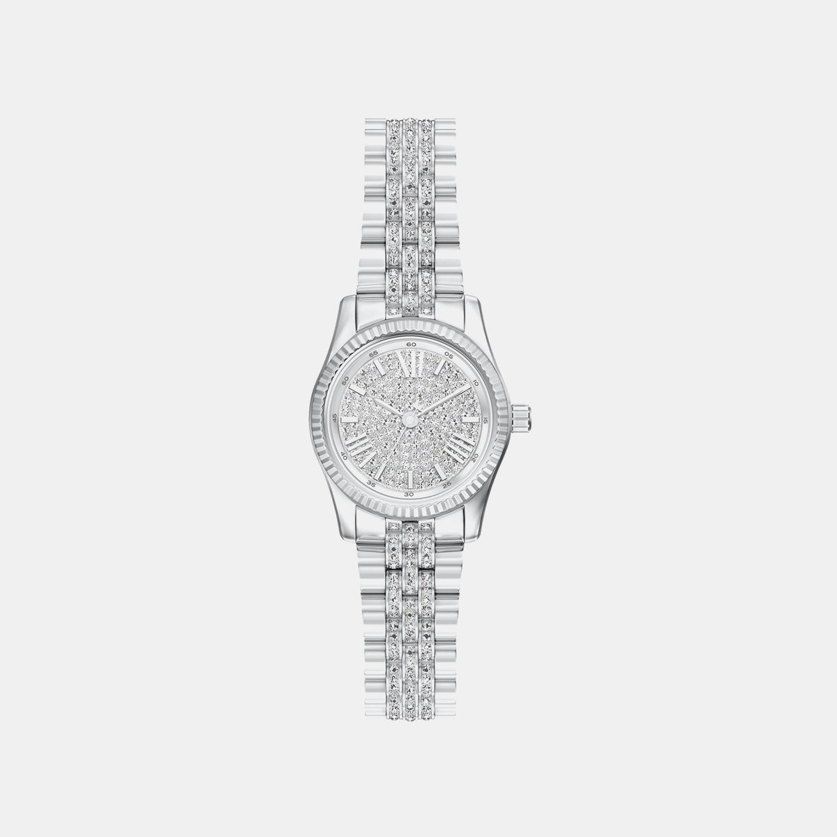 Lexington Women Quartz Silver Dial Analog Stainless Steel Watch MK7577
