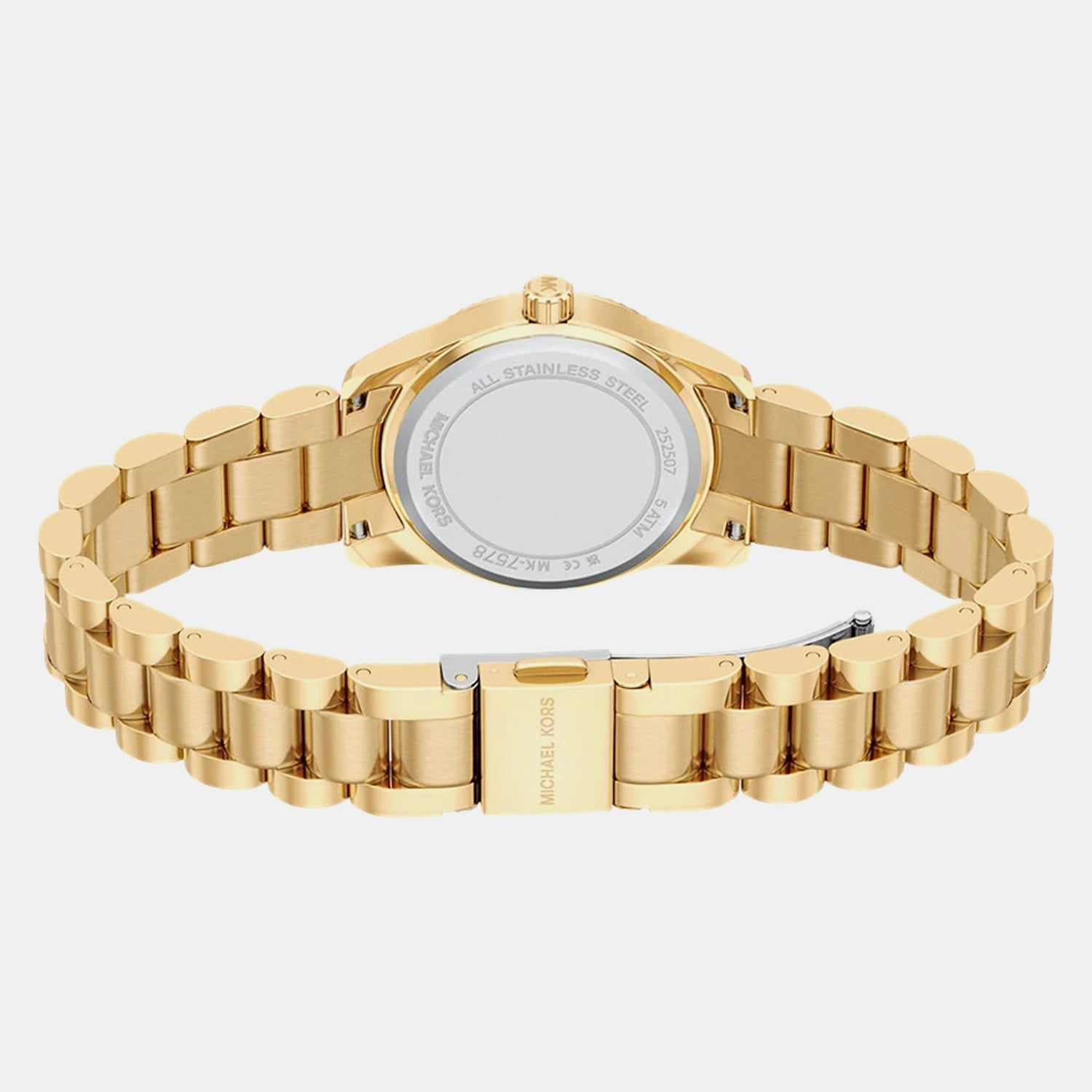 Lexington Women Quartz Brown Dial Analog Stainless Steel Watch MK7578