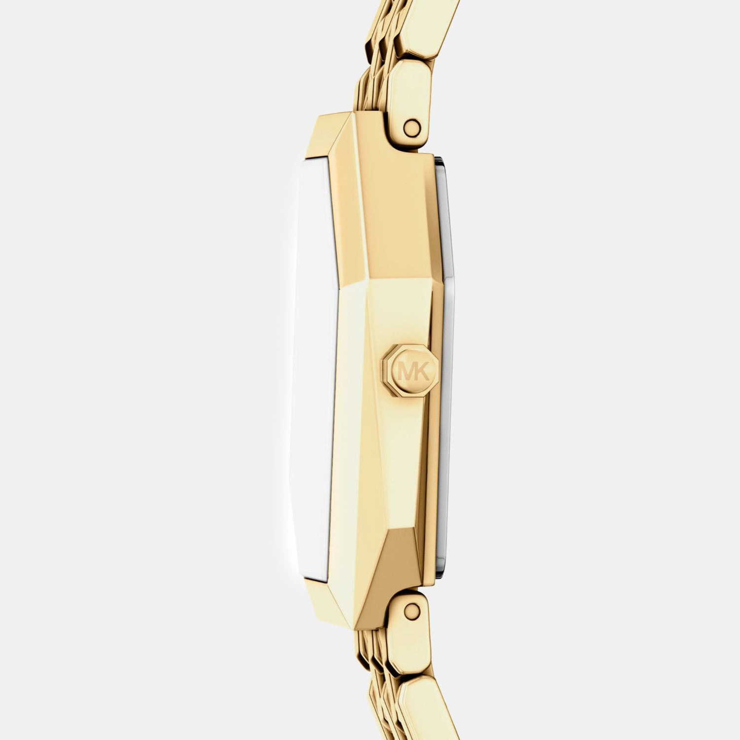 Suri Women Quartz Gold Dial Analog Stainless Steel Watch MK7590