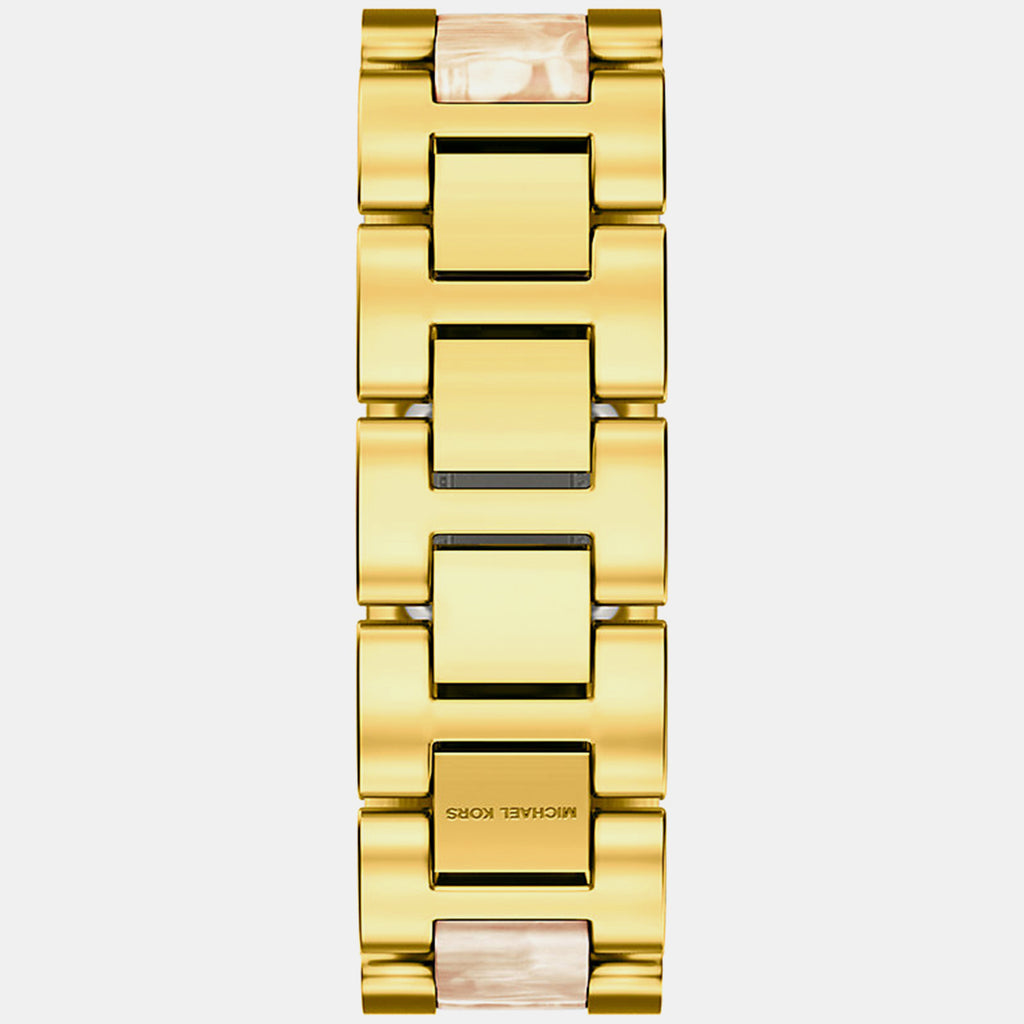 Darrington Women Quartz Gold Dial Analog Stainless Steel Watch MK7592