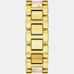 Darrington Women Quartz Gold Dial Analog Stainless Steel Watch MK7592