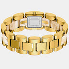 Darrington Women Quartz Gold Dial Analog Stainless Steel Watch MK7592
