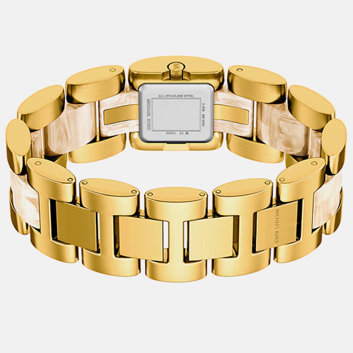 Darrington Women Quartz Gold Dial Analog Stainless Steel Watch MK7592