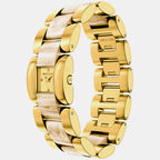Darrington Women Quartz Gold Dial Analog Stainless Steel Watch MK7592