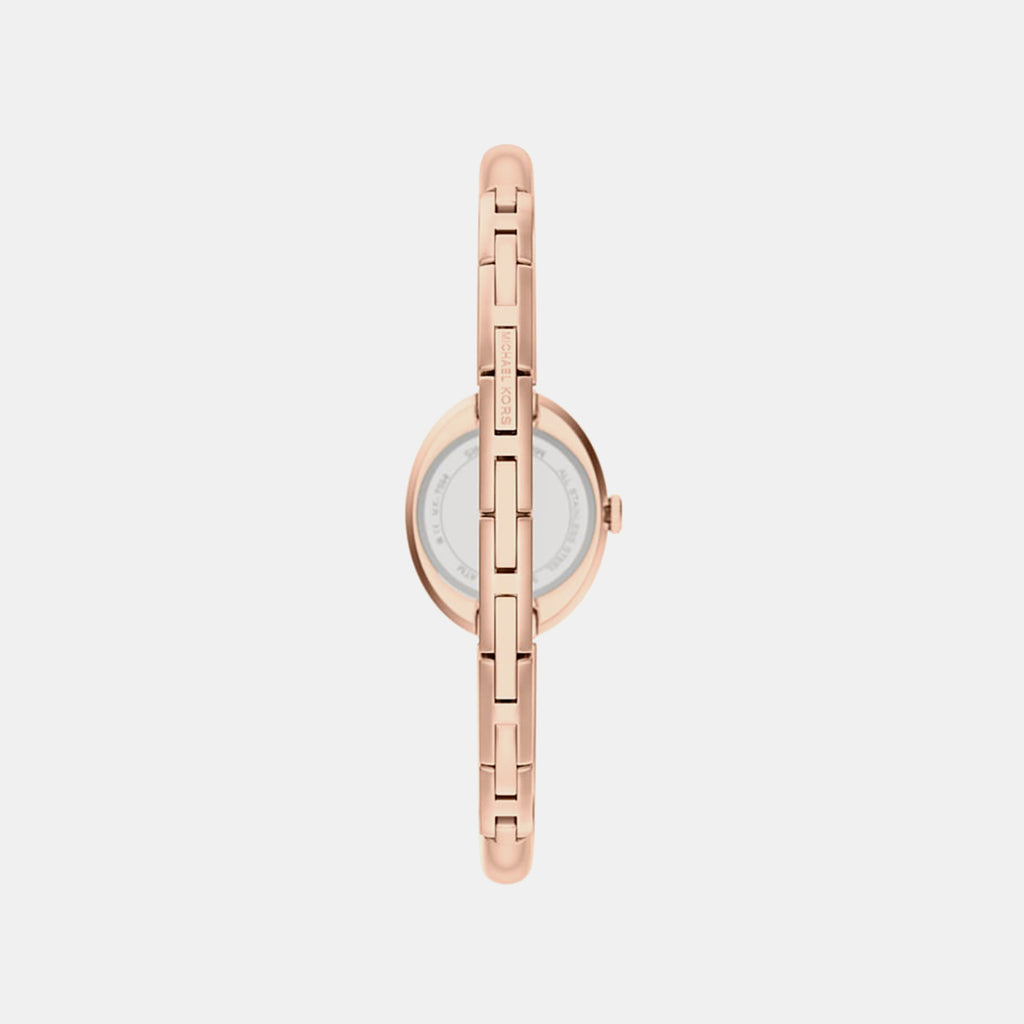 Women Quartz Rose Gold Dial Analog Stainless Steel Watch MK7594