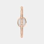 Women Quartz Rose Gold Dial Analog Stainless Steel Watch MK7594