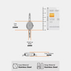 Maude Women Quartz Silver Dial Analog Stainless Steel Watch MK7595