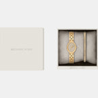 Maude Women Quartz Gold Dial Analog Stainless Steel Watch MK7596SET