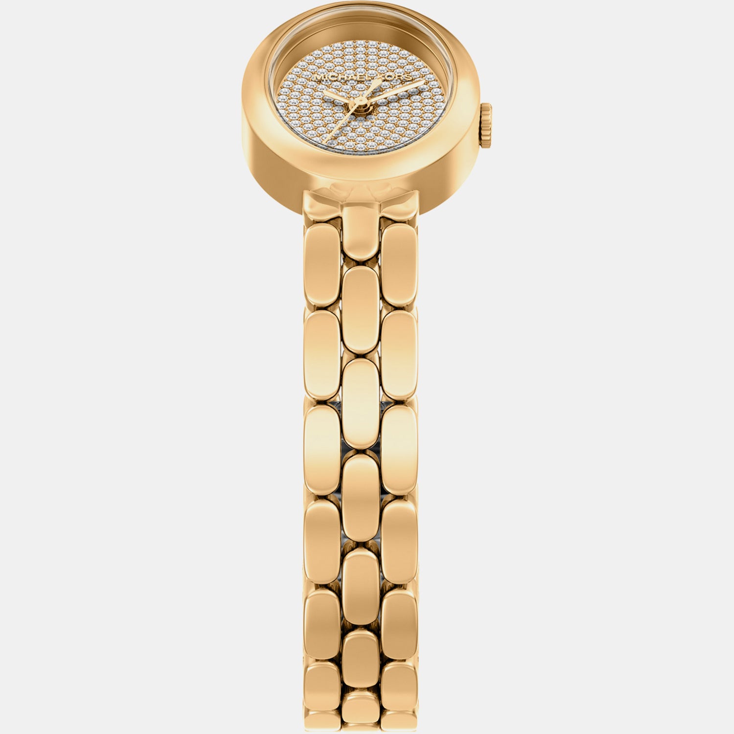 Maude Women Quartz Gold Dial Analog Stainless Steel Watch MK7596SET