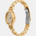Maude Women Quartz Gold Dial Analog Stainless Steel Watch MK7596SET