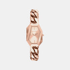 Women Quartz Rose Gold Dial Analog Stainless Steel Watch MK7601