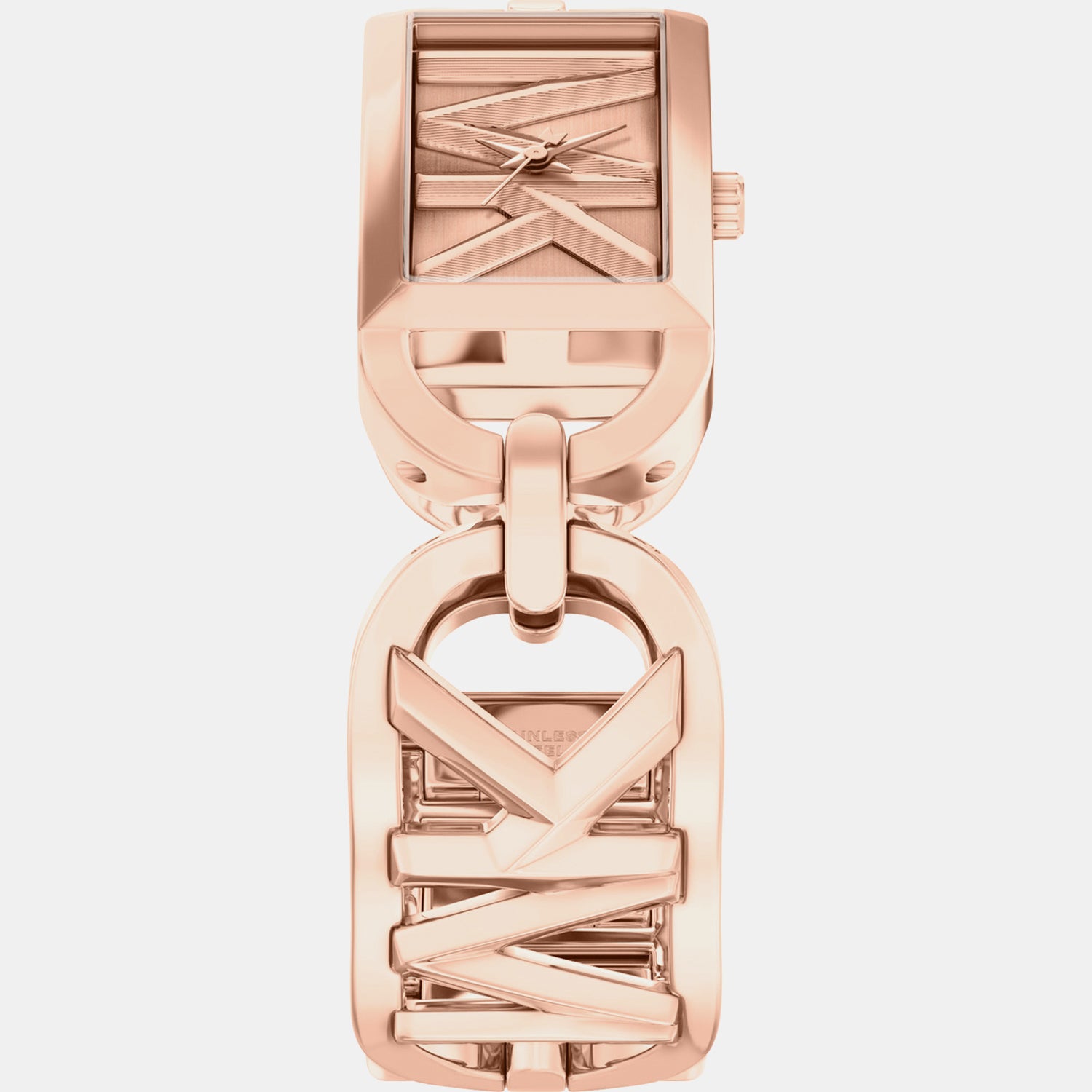 Mk Empire Women Quartz Rose Gold Dial Analog Stainless Steel Watch MK7602