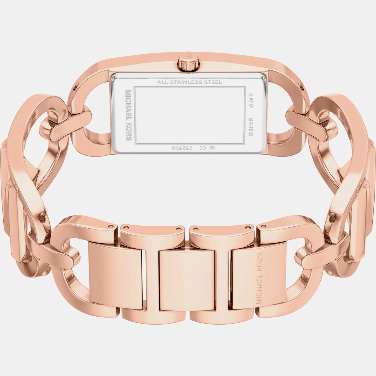 Mk Empire Women Quartz Rose Gold Dial Analog Stainless Steel Watch MK7602