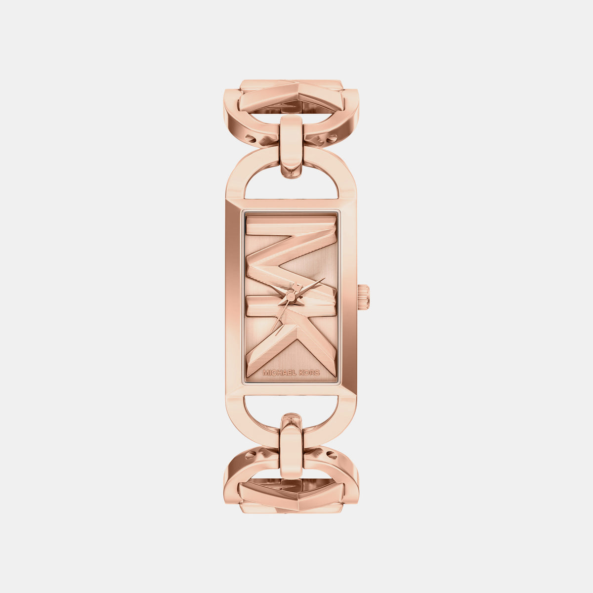 Mk Empire Women Quartz Rose Gold Dial Analog Stainless Steel Watch MK7602