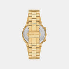 Women Quartz Gold Dial Chronograph Stainless Steel Watch MK7603