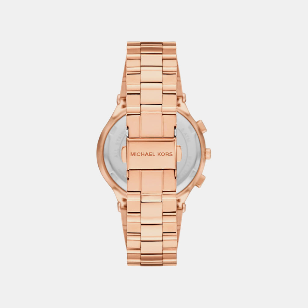 Billie Women Quartz Rose Gold Dial Chronograph Stainless Steel Watch MK7604