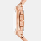 Billie Women Quartz Rose Gold Dial Chronograph Stainless Steel Watch MK7604