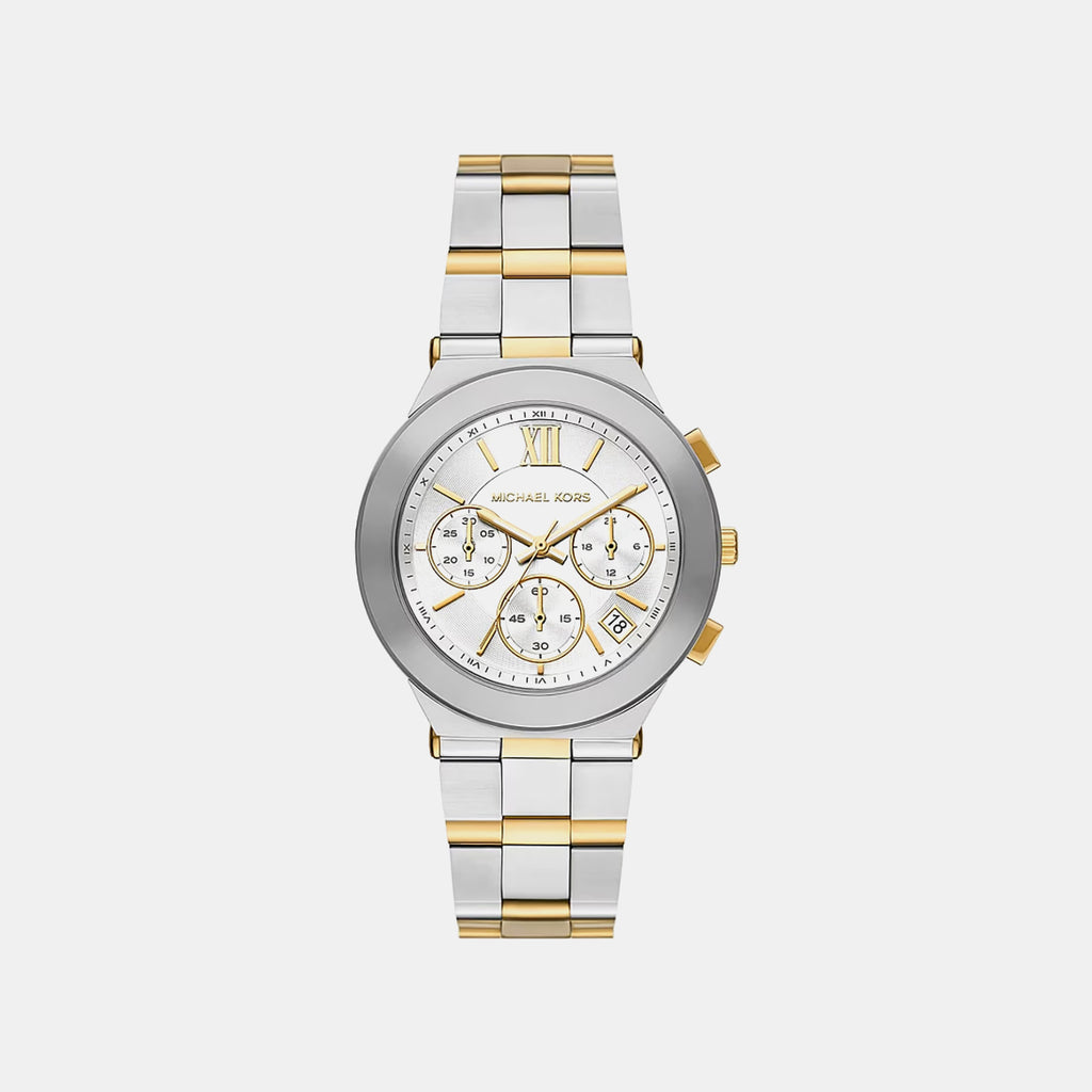 Billie Women Quartz Silver Dial Chronograph Stainless Steel Watch MK7605