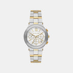 Billie Women Quartz Silver Dial Chronograph Stainless Steel Watch MK7605
