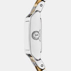 Micro Georgie Women Quartz Silver Dial Analog Stainless Steel Watch MK7612
