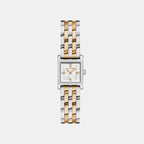 Micro Georgie Women Quartz Silver Dial Analog Stainless Steel Watch MK7612