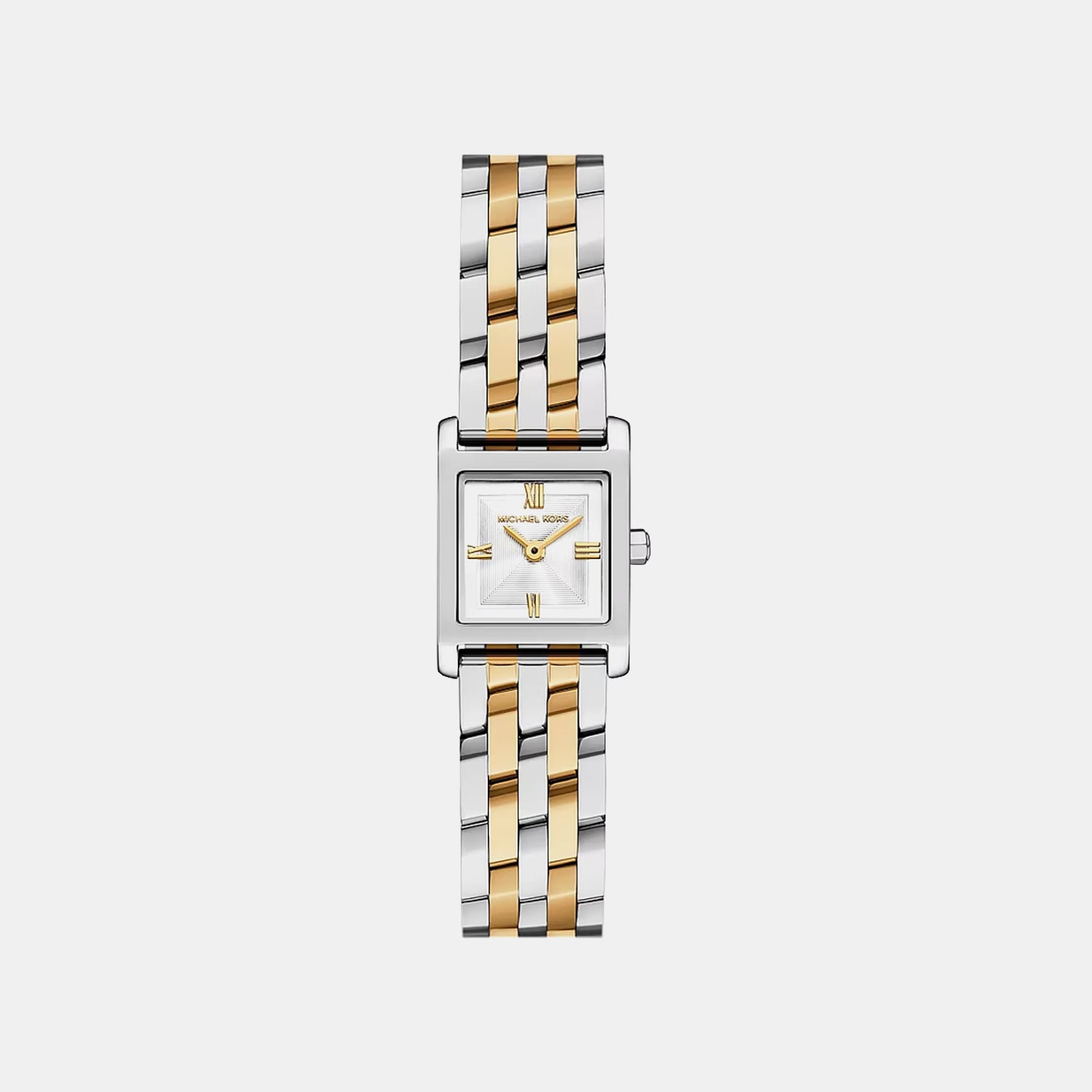 Micro Georgie Women Quartz Silver Dial Analog Stainless Steel Watch MK7612