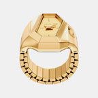 Women Quartz Gold Dial Analog Stainless Steel Watch MK7613