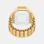 Women Quartz Gold Dial Analog Stainless Steel Watch MK7613