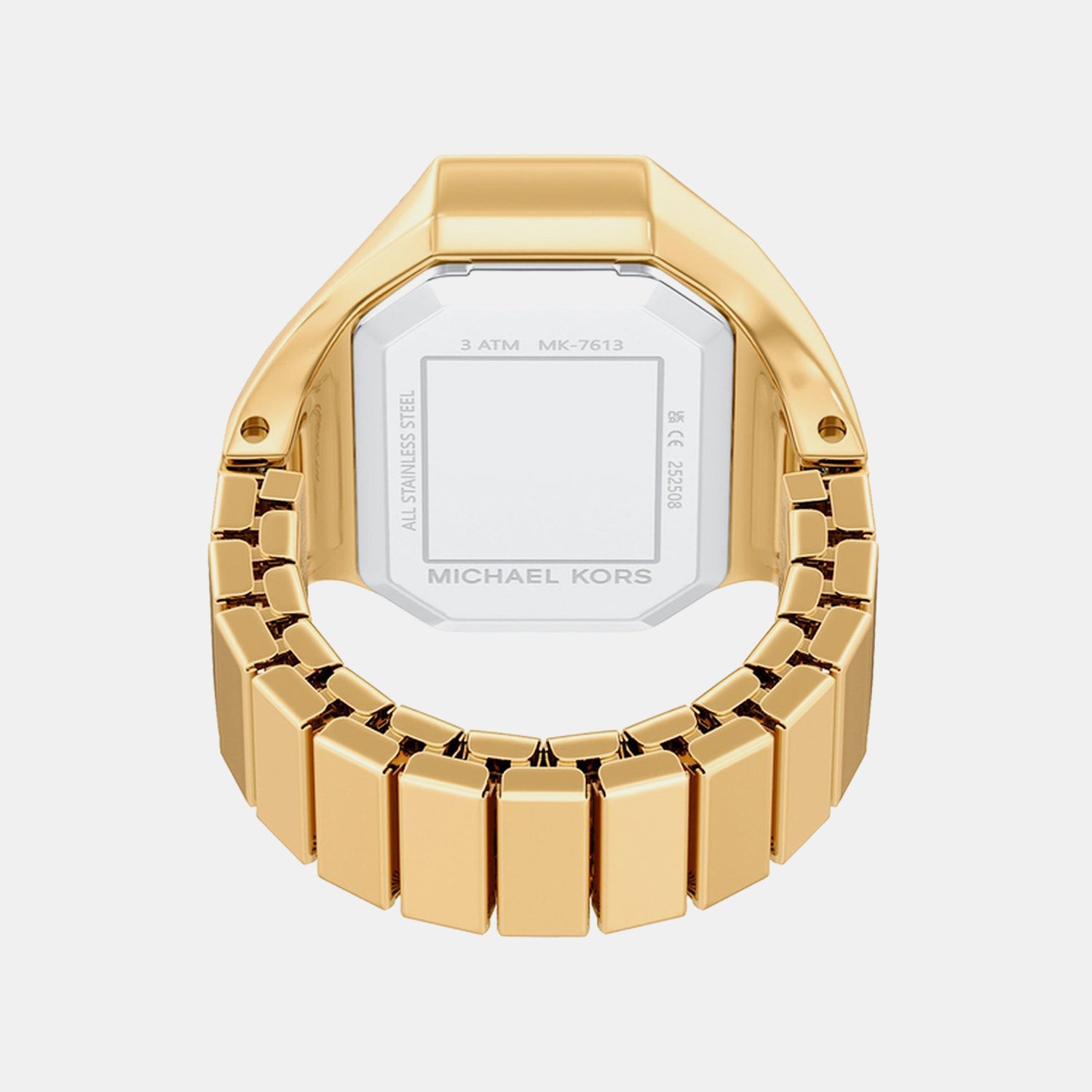 Women Quartz Gold Dial Analog Stainless Steel Watch MK7613