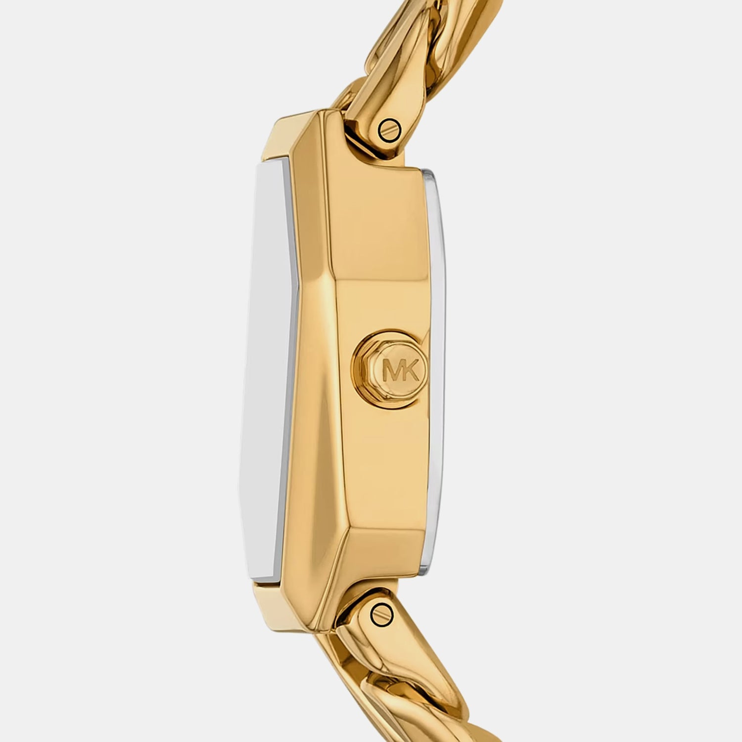Suri Women Quartz Gold Dial Analog Stainless Steel Watch MK7615