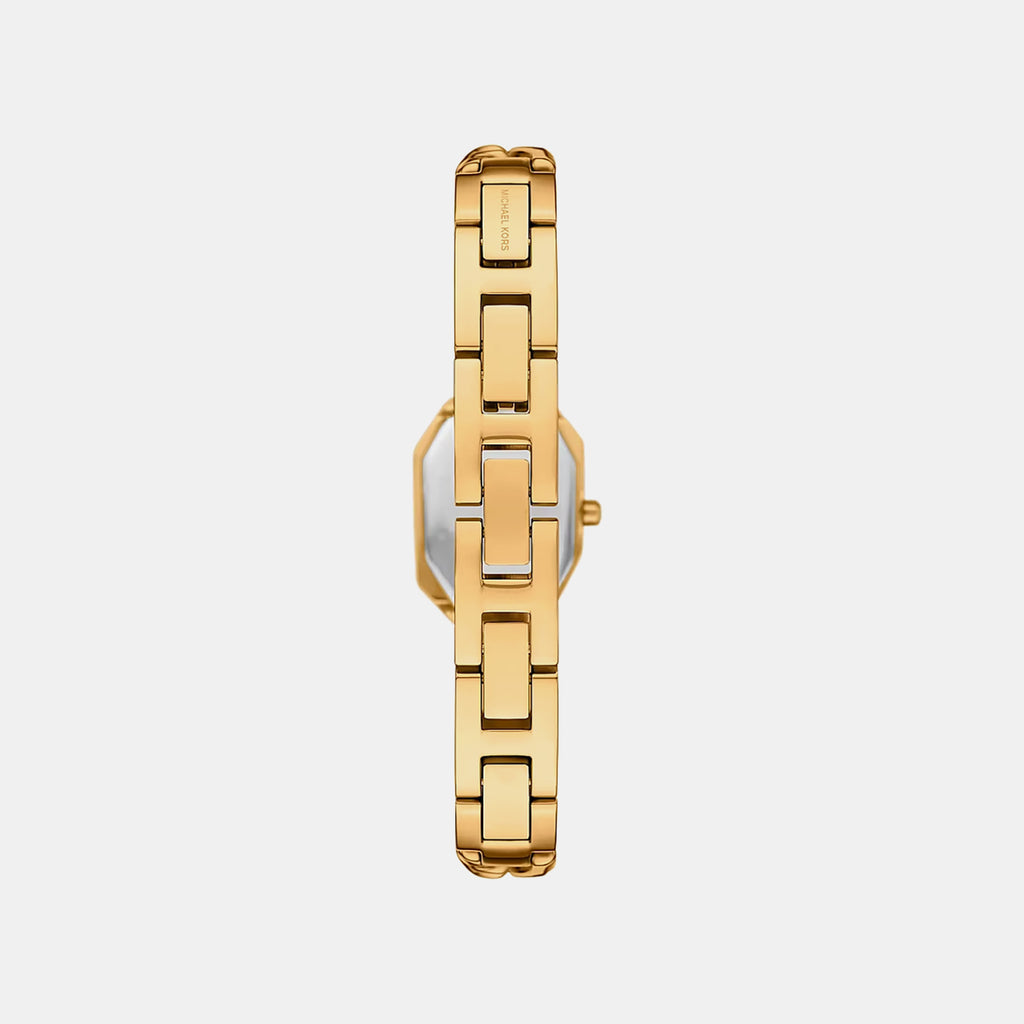 Suri Women Quartz Gold Dial Analog Stainless Steel Watch MK7615