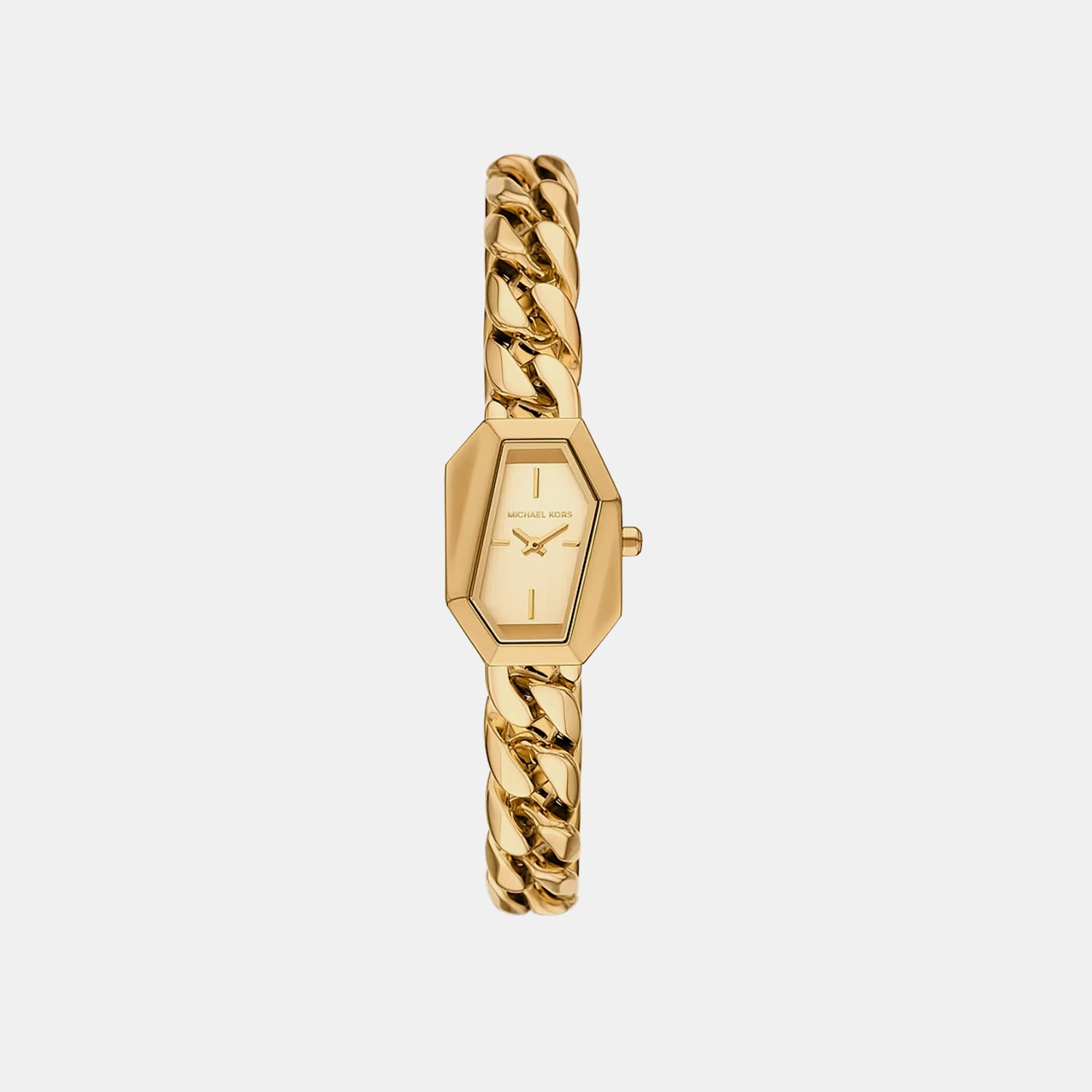 Suri Women Quartz Gold Dial Analog Stainless Steel Watch MK7615