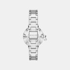 Mini Pyper Pave Women Quartz Pink Dial Analog Stainless Steel Watch MK7617