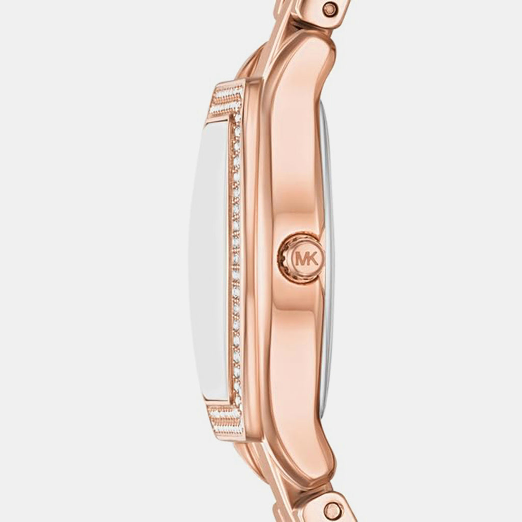 Chelsea Women Quartz Rose Gold Dial Analog Stainless Steel Watch MK7619