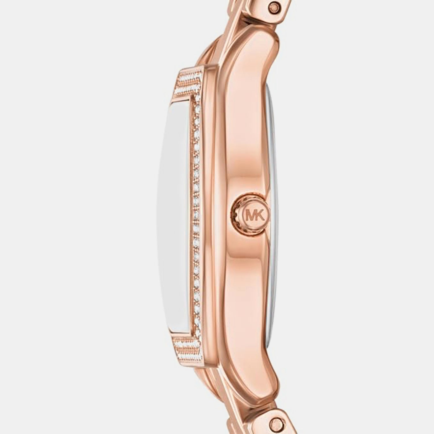 Chelsea Women Quartz Rose Gold Dial Analog Stainless Steel Watch MK7619