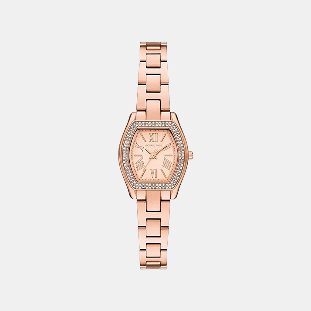 Chelsea Women Quartz Rose Gold Dial Analog Stainless Steel Watch MK7619