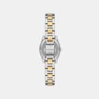 Petite Chelsea Pave Women Quartz Silver Dial Analog Stainless Steel Watch MK7620