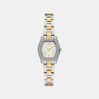 Petite Chelsea Pave Women Quartz Silver Dial Analog Stainless Steel Watch MK7620
