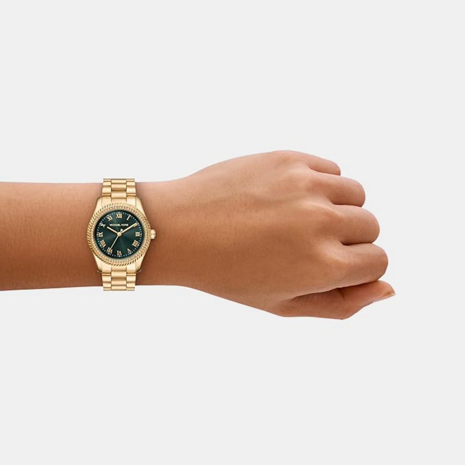 Lexington Women Quartz Green Dial Analog Stainless Steel Watch MK7622