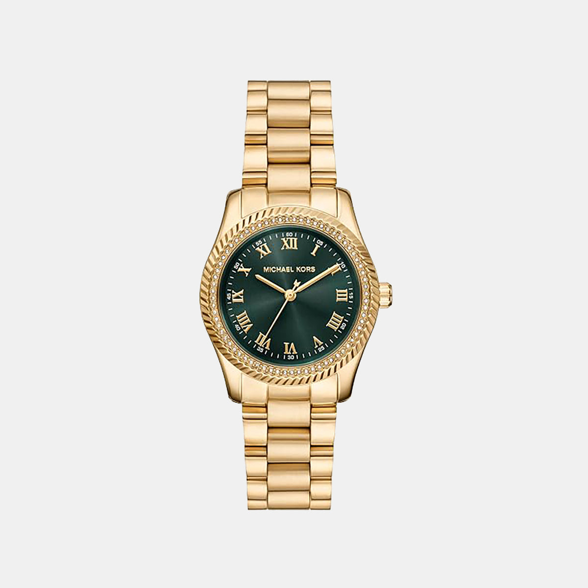 Lexington Women Quartz Green Dial Analog Stainless Steel Watch MK7622