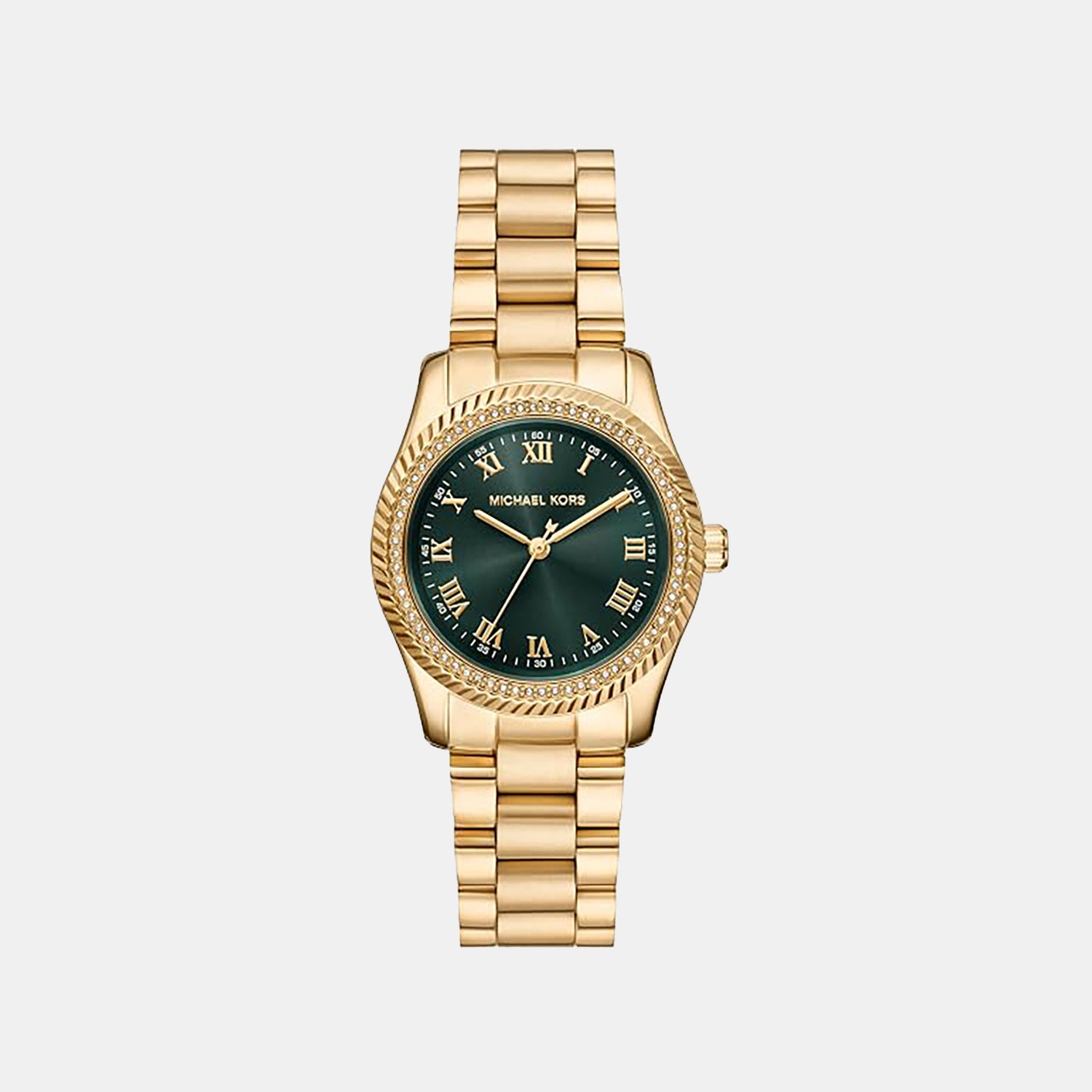 Lexington Women Quartz Green Dial Analog Stainless Steel Watch MK7622