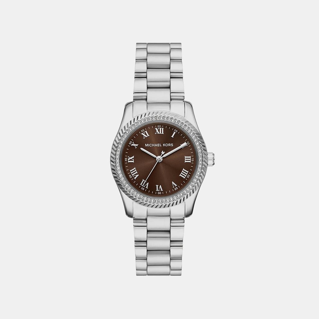 Lexington Women Quartz Brown Dial Analog Stainless Steel Watch MK7624