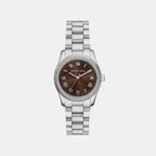 Lexington Women Quartz Brown Dial Analog Stainless Steel Watch MK7624