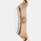 Lexington Women Quartz Gold Dial Chronograph Stainless Steel Watch MK7631