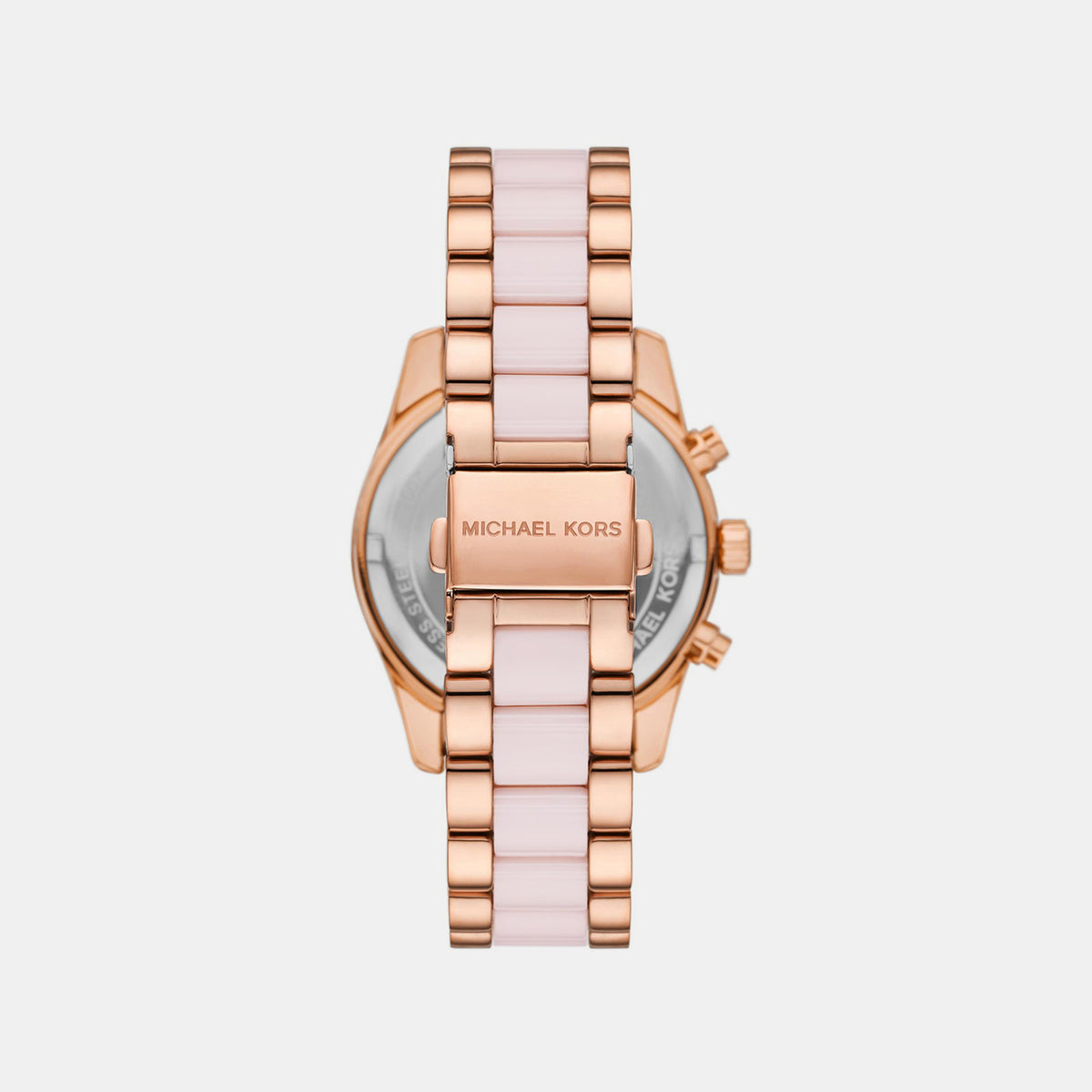 Lexington Women Quartz Pink Dial Chronograph Stainless Steel Watch MK7637