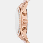 Lexington Women Quartz Pink Dial Chronograph Stainless Steel Watch MK7637