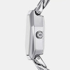 Suri Women Quartz Silver Dial Analog Stainless Steel Watch MK7641