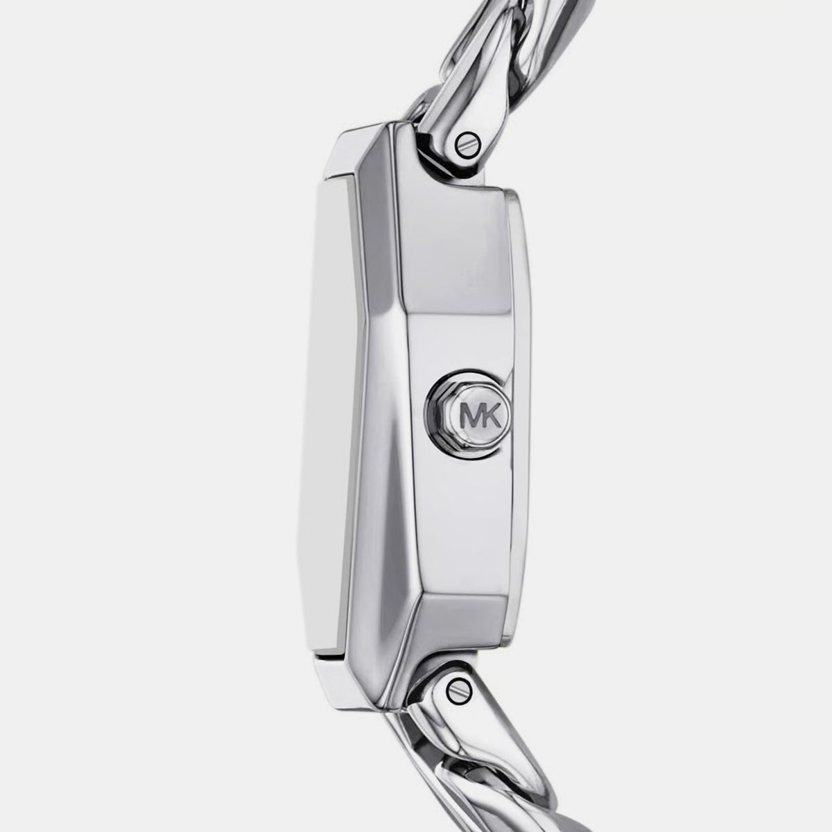 Suri Women Quartz Silver Dial Analog Stainless Steel Watch MK7641