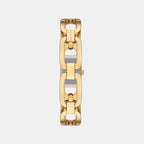 Mk Empire Women Quartz Gold Dial Analog Stainless Steel Watch MK7649